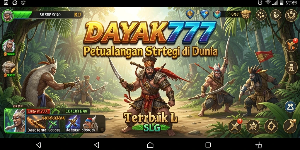 Tampilan gameplay <strong>DAYAK777</strong> yang menarik dengan banyak aksi strategi.