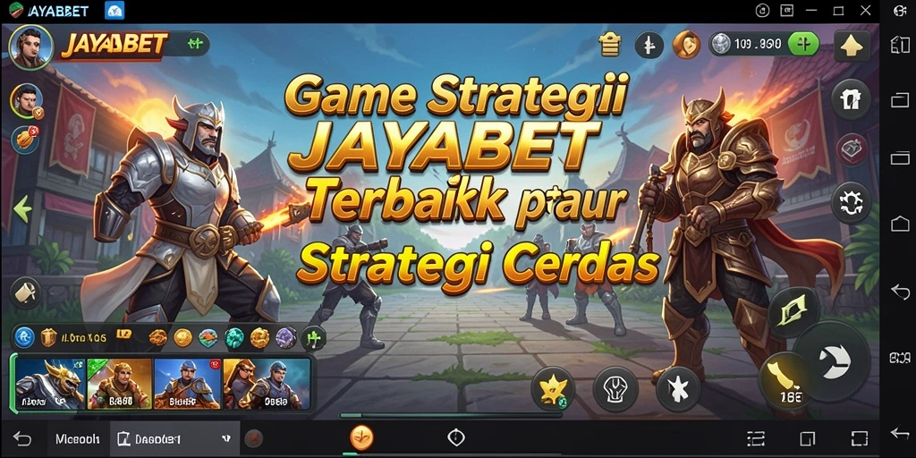 Tangkapan layar JAYABET menunjukkan aksi strategi yang mendebarkan.