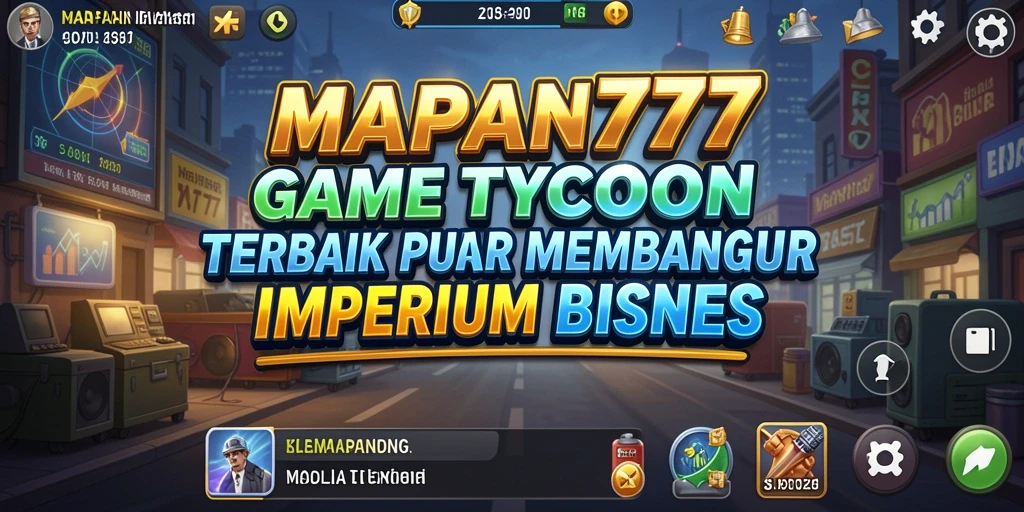 Screenshot utama MAPAN777 menampilkan gameplay strategis Tycoon yang menarik.