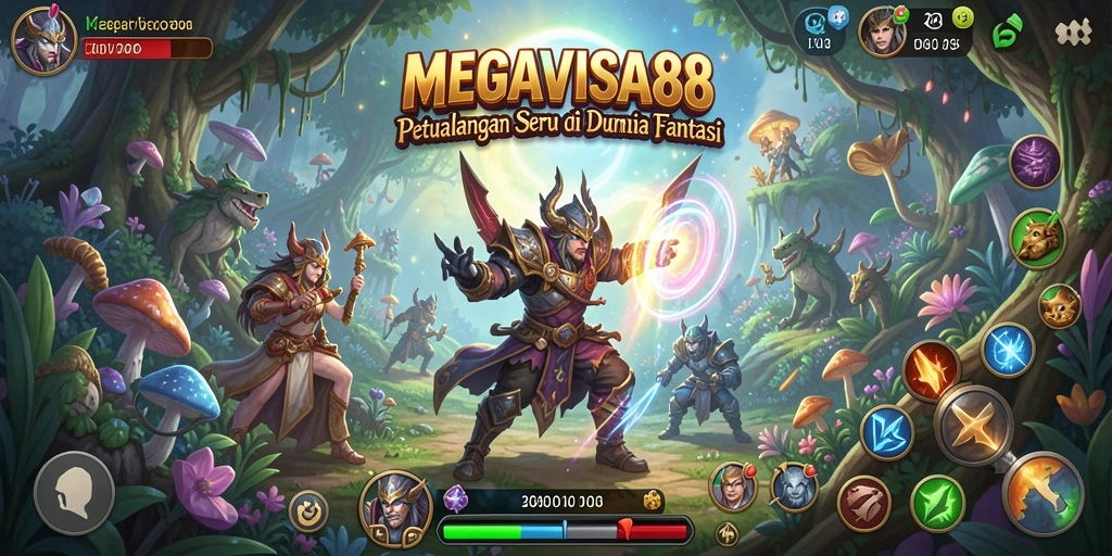 Tangkapan layar yang menunjukkan aksi seru dalam game Adventure MEGAVISA88.