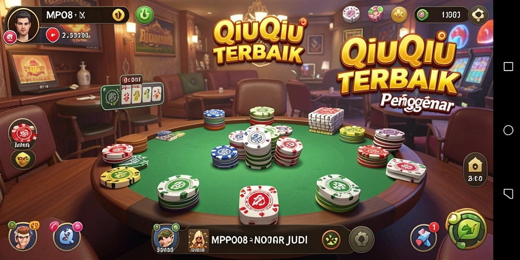 Tampilan gameplay seru dalam MPO08 saat bermain QiuQiu.