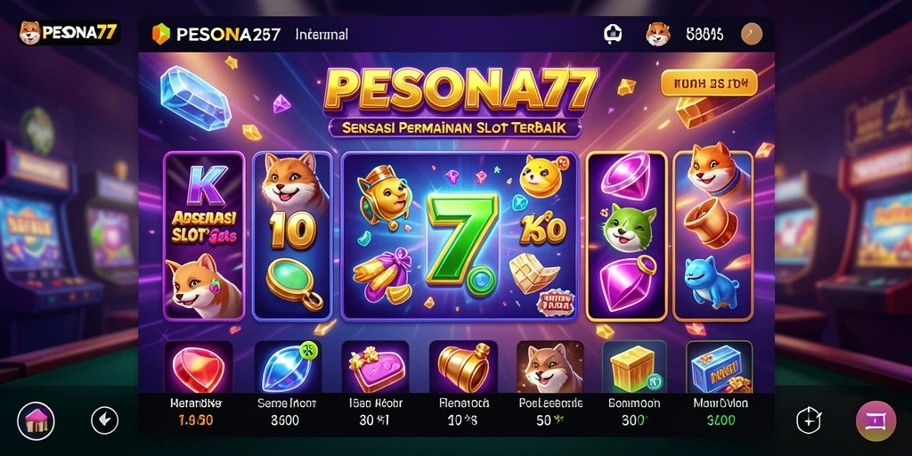 Screenshot gameplay PESONA77 yang menarik dan penuh warna.