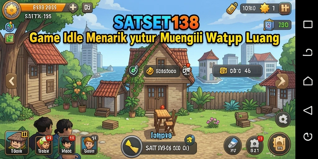 Screenshot utama SATSET138 menampilkan gameplay santai dan menarik dari genre Idle.