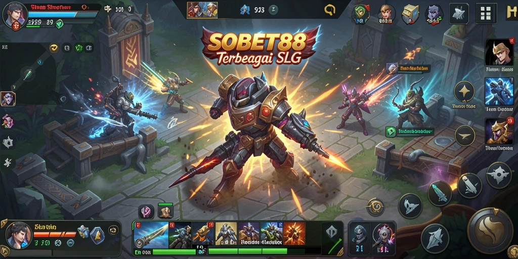 Tampilan gameplay menarik di dunia strategi SOBET88.