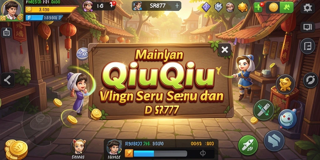 Screenshot gameplay QiuQiu yang menarik dan penuh aksi.