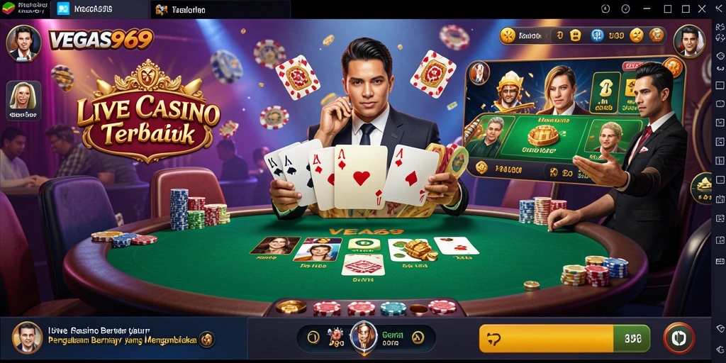 Tampilan gameplay Live Casino yang menarik dan interaktif.