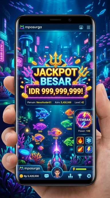 Tampilan beranda mposurga dengan daftar aplikasi terbaru.